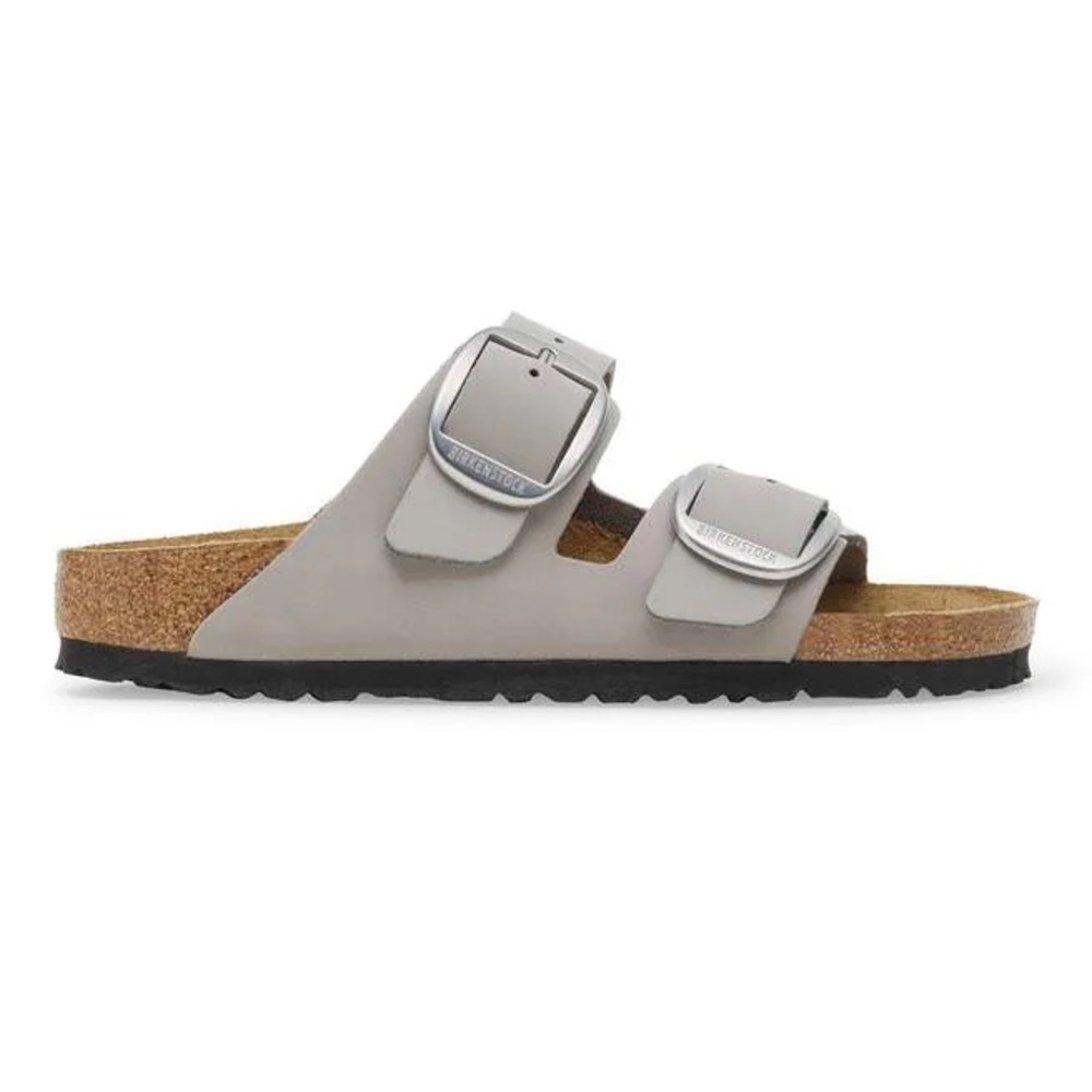 Birkenstock Big Buckle Nubuck in Stone size 37 NEW